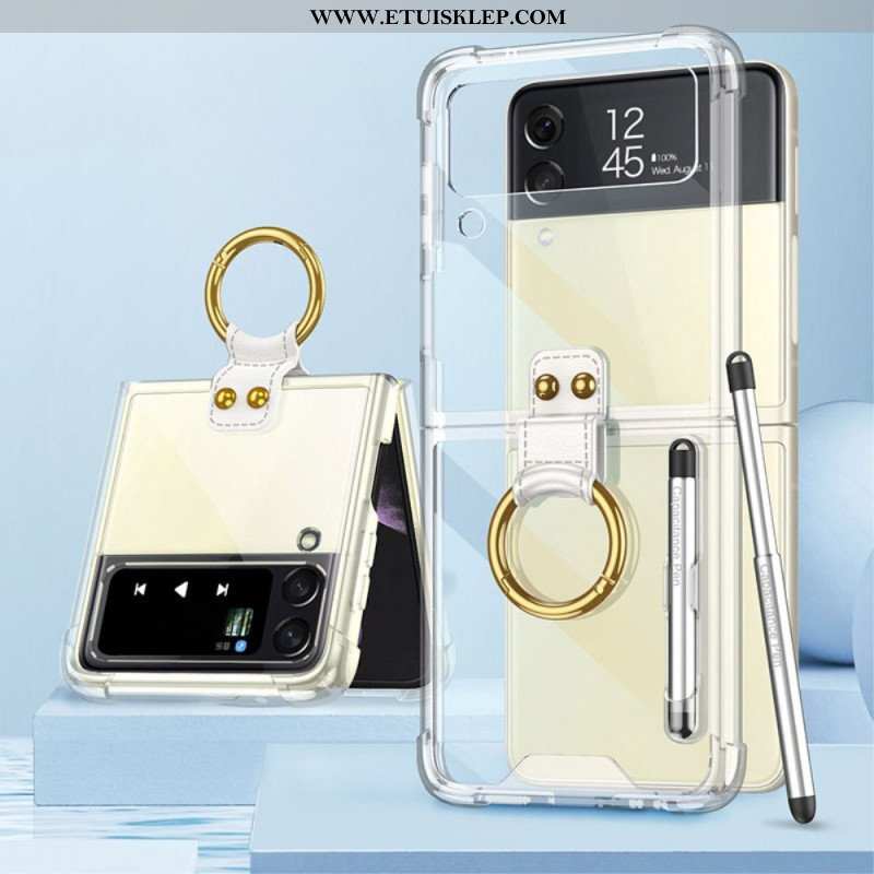 Futerały do Samsung Galaxy Z Flip 4 Etui Folio Barwione Rysikiem Gkk